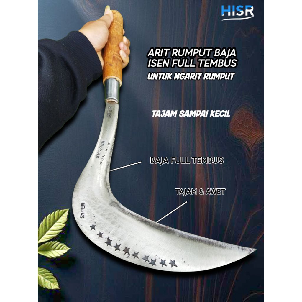 Arit rumput baja isen full tembus berkualitas super tajam