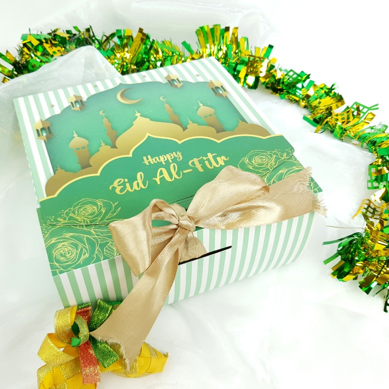 Box Hampers Idul Fitri / Box Parcel Lebaran Uk. 22 x 22 x 10 cm