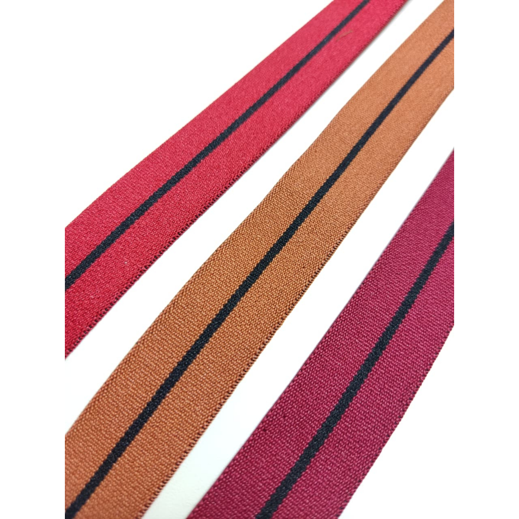 Karet Elastis Salur 2.2 CM | Karet Elastis Salur | Karet Sintetis | Aksesoris List Celana | Motif Sa