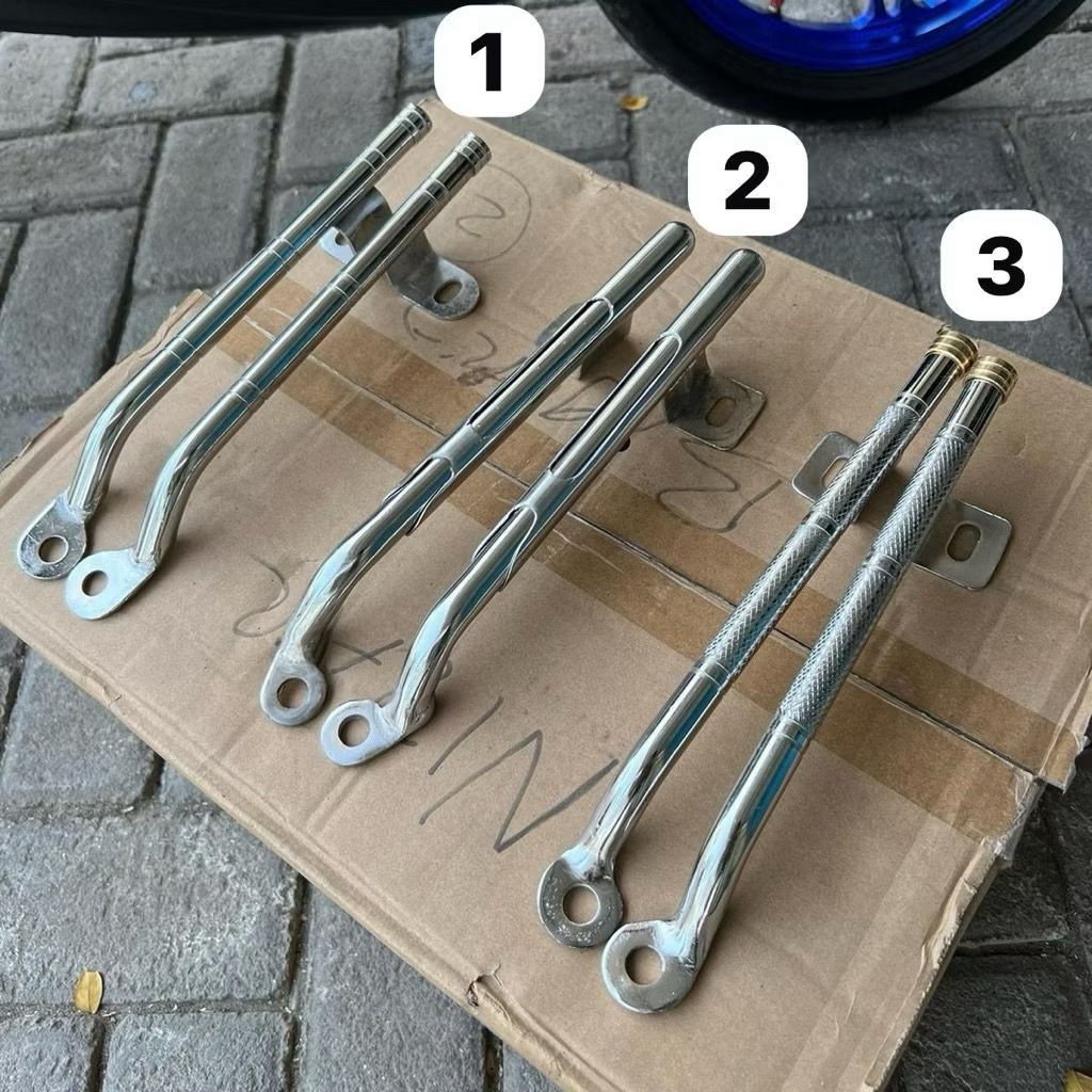 Begel CB kondom model slop krom besi kartel setelan panjang pendek