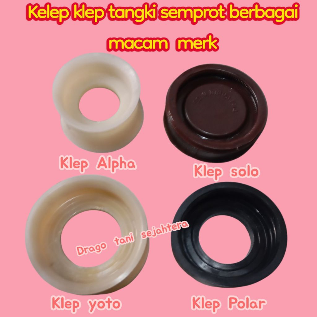 klep sprayer kelep tangki Semprot Solo, Alpha, Yoto, Polar kualitas Bagus