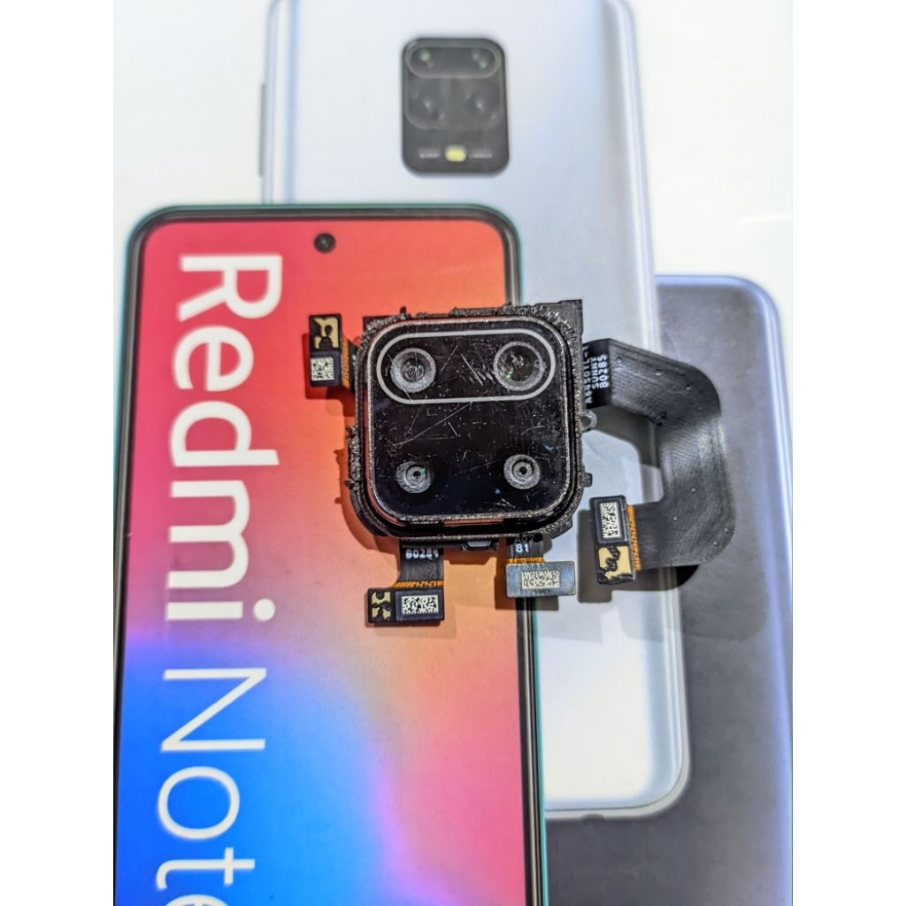 KAMERA BELAKANG XIOMI REDMI NOTE 9 PRO FULSET + BONUS FRAME KAMERA