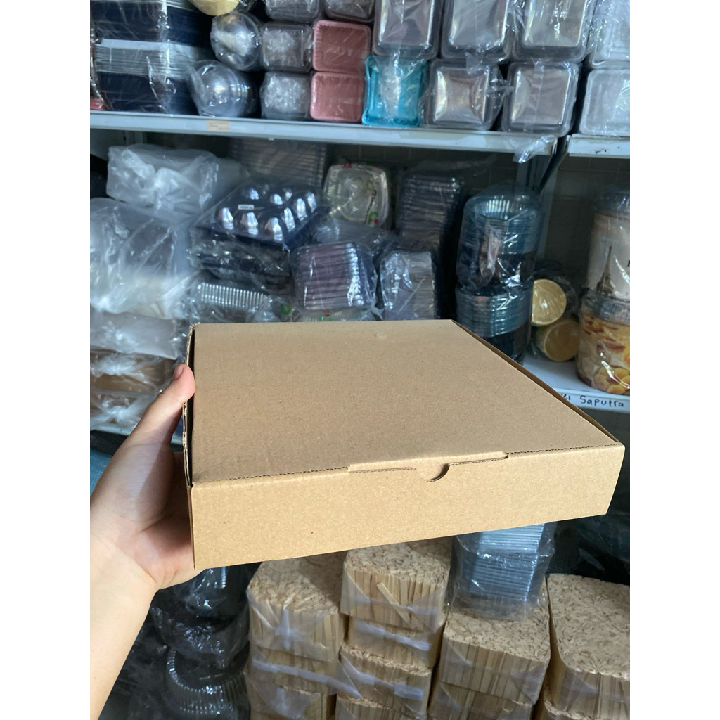 BOX KARDUS PIZZA KARDUS BROWNIES PANGGANG