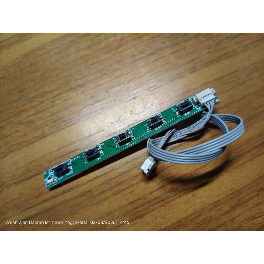 PCB Tombol Monitor Koorui 24E4 Gaming LED Board Mesin Spare Part