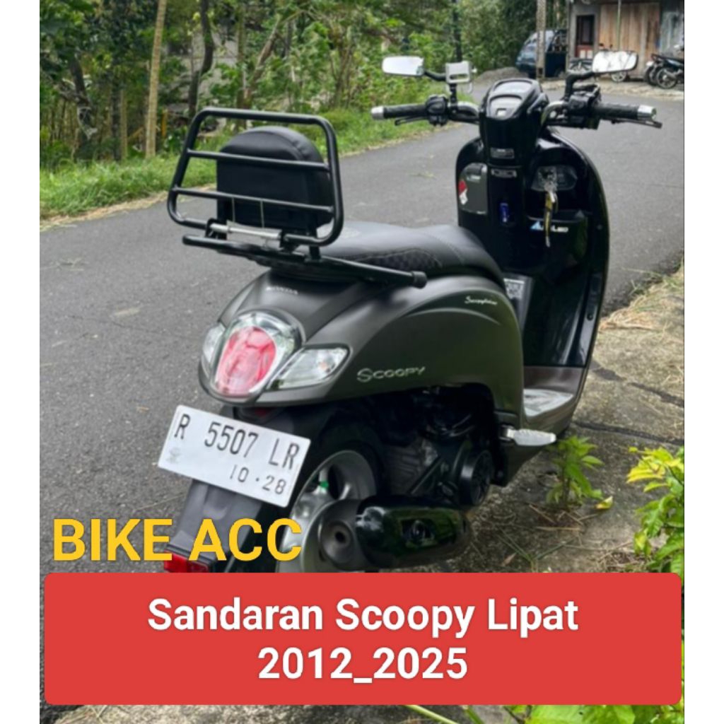 Sandaran Scoopy Lipat Sandaran Motor Scoopy 2012_2026