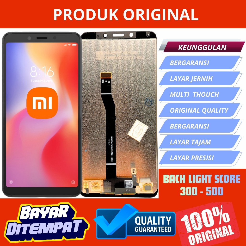 LCD XIAOMI REDMI 6A/REDMI 6 ORIGINAL