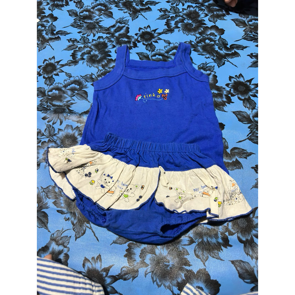 GESER SAMPING : SETELAN BAYI BAJU PRELOVED BEKAS PERNAH PAKAI SEPERTI BARU SLEEPSUIT PIYAMA OVERALL 