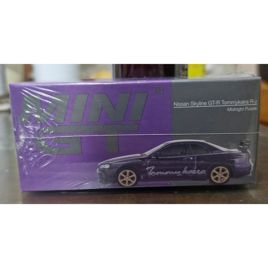 Mini GT - Nissan Skyline GT-R (R34) Tommykaira R-z Midnight Purple (Sealed)
