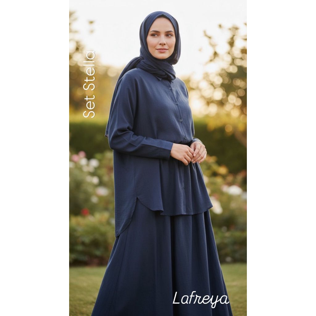 CLEOME LAFREYA ONE SET Stella Rani FASHION MUSLIM WANITA IMPORT LFY