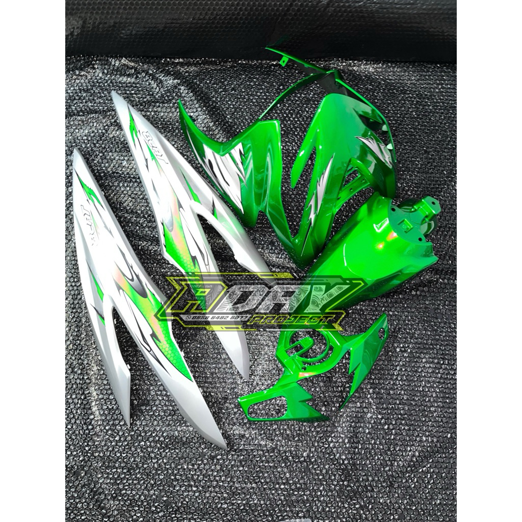 beat deluxe gen 2 hijau x silver