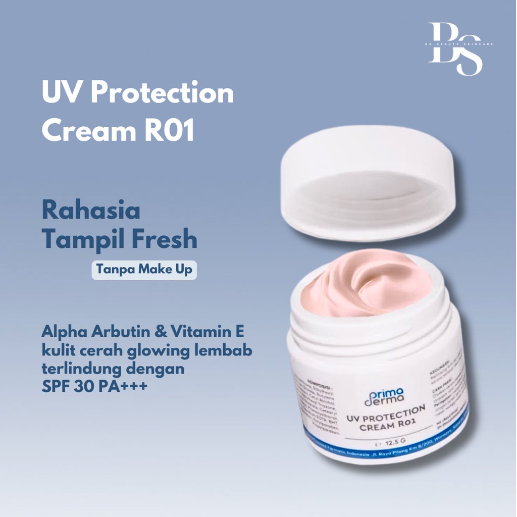 UV Protection Cream R01 Day Cream Primaderma (Kulit Normal dan Flek Hitam)