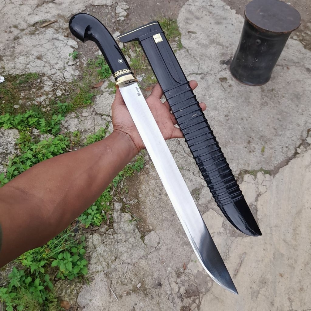 GOLOK SEMBELIH FULL TANDUK BILAH 40CM BOHLER N695 PREMIUM