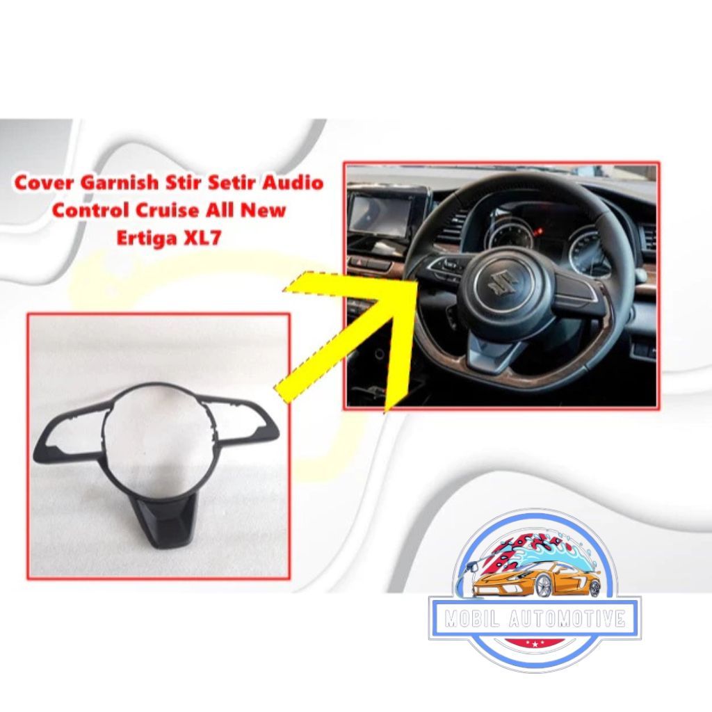 Cover Garnish Stir Setir Audio Control Cruise All New Ertiga XL7 Original
