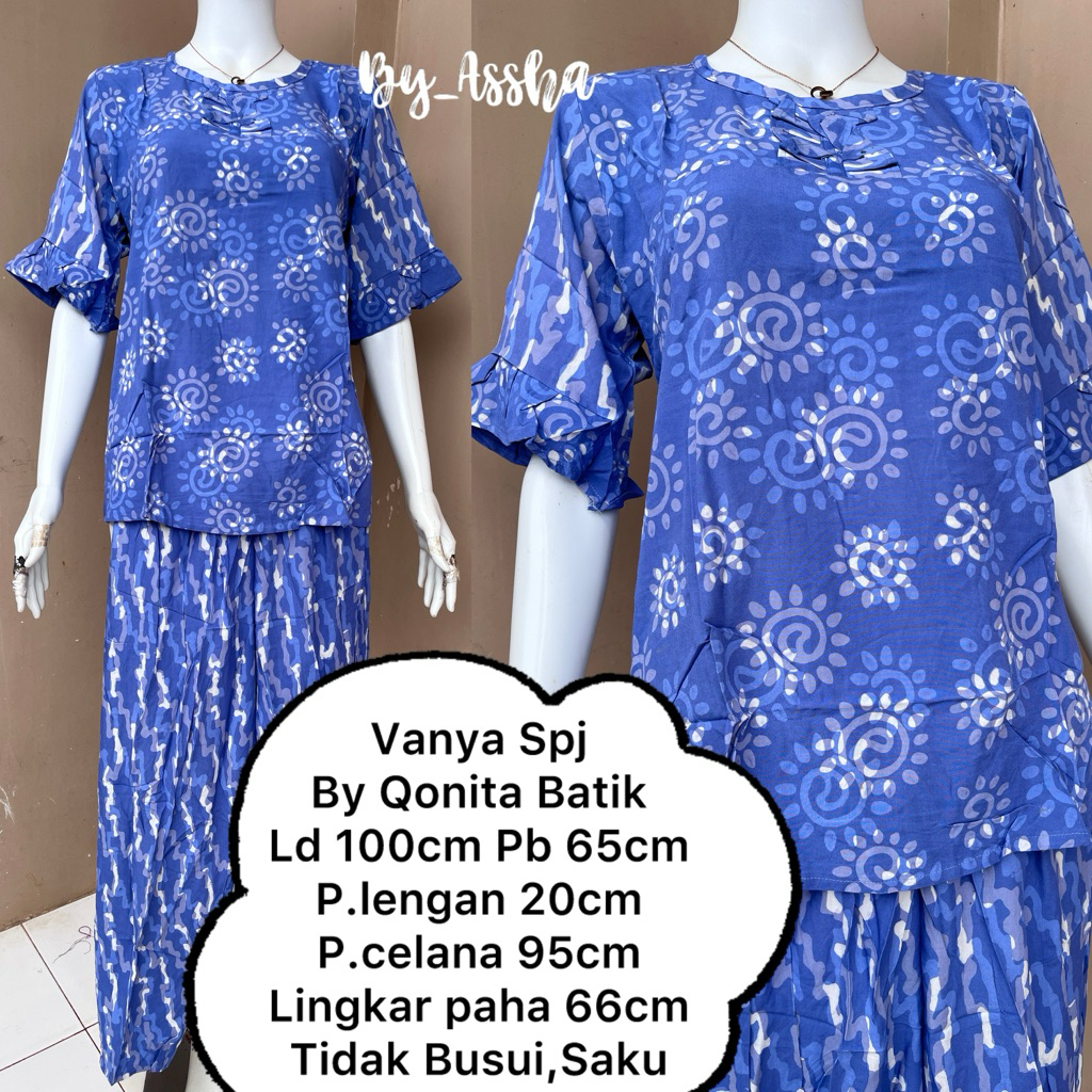 Daster Batik Qonita Pekalongan Setelan Intana