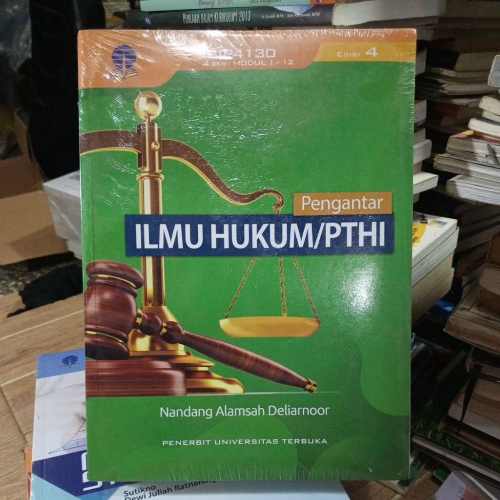 ILMU HUKUM / PTHI, edisi 3 , modul UT universitas terbuka, kondisi baik, new, segel,original