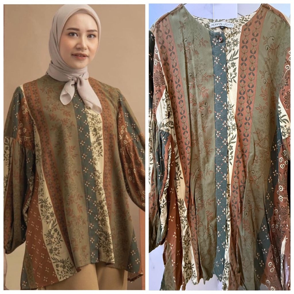 Camelia Blouse By Heaven Lights Size M Preloved Original