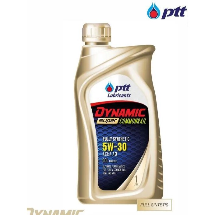 PTT Dynamic Super Commonrail 5w30 ACEA C3 Oli Mesin Diesel-kemasan 1 Liter