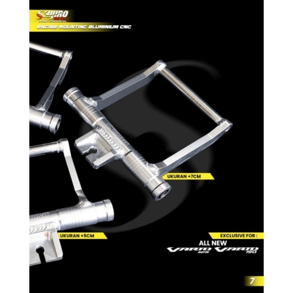 ENGINE MOUNTING MONTING SHIJIRO AMOREX VARIO 125 LED OLD VARIO 150 LED OLD VARIO 150 NEW