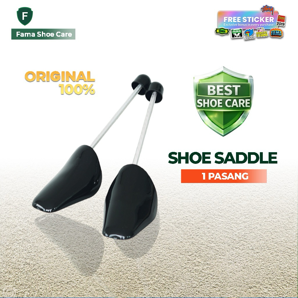 FAMA-Shoe Saddle 1pasang-Shoe Tree-Penyangga Sepatu-Fama Shoe Cleaner-Fama Shoes Cleaner