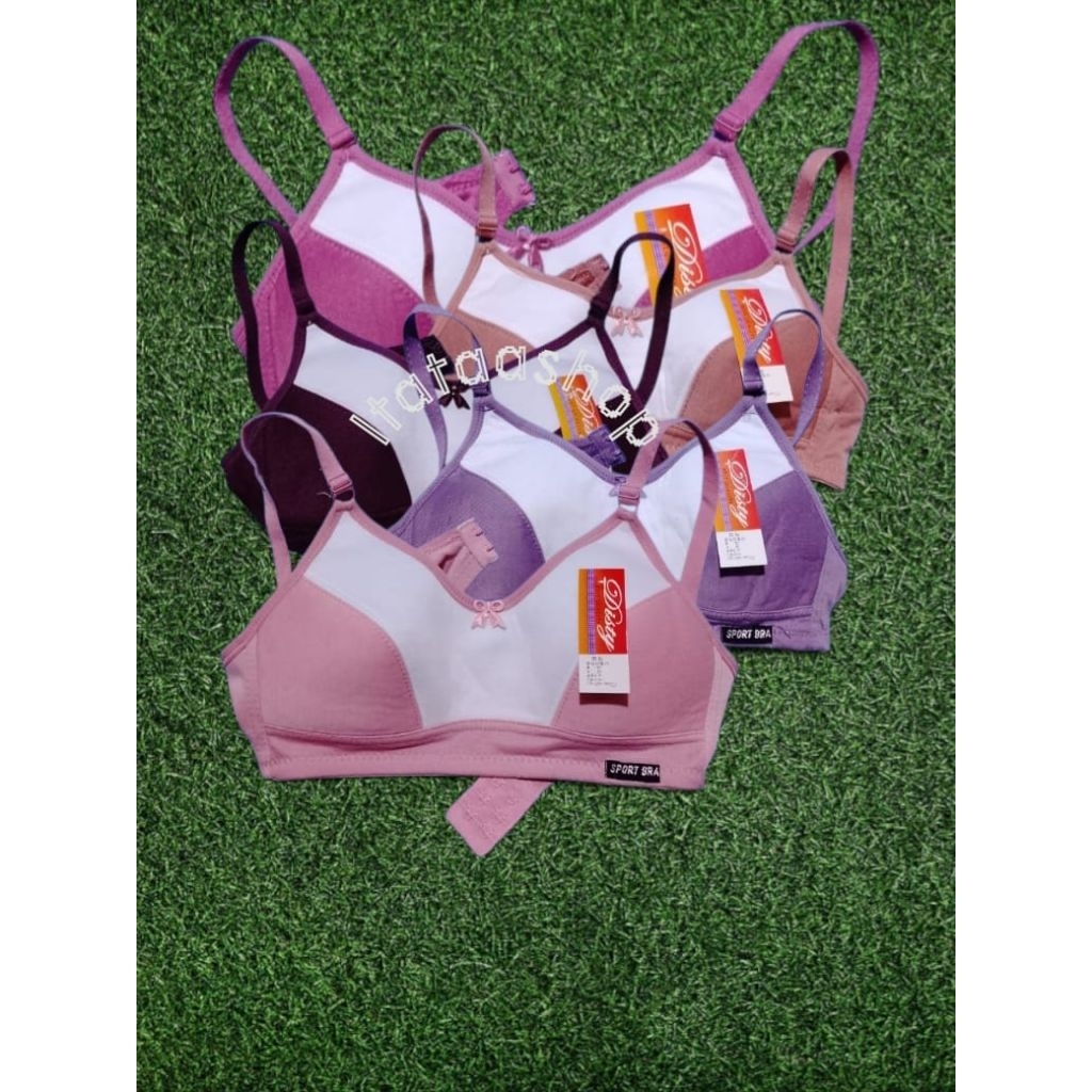 Bra Remaja BH Anak SMP SMA Paket 3 Pcs 6 Pcs Lebih Murah Tanpa Kawat Tanpa Busa Nyaman Dipakai Sehar