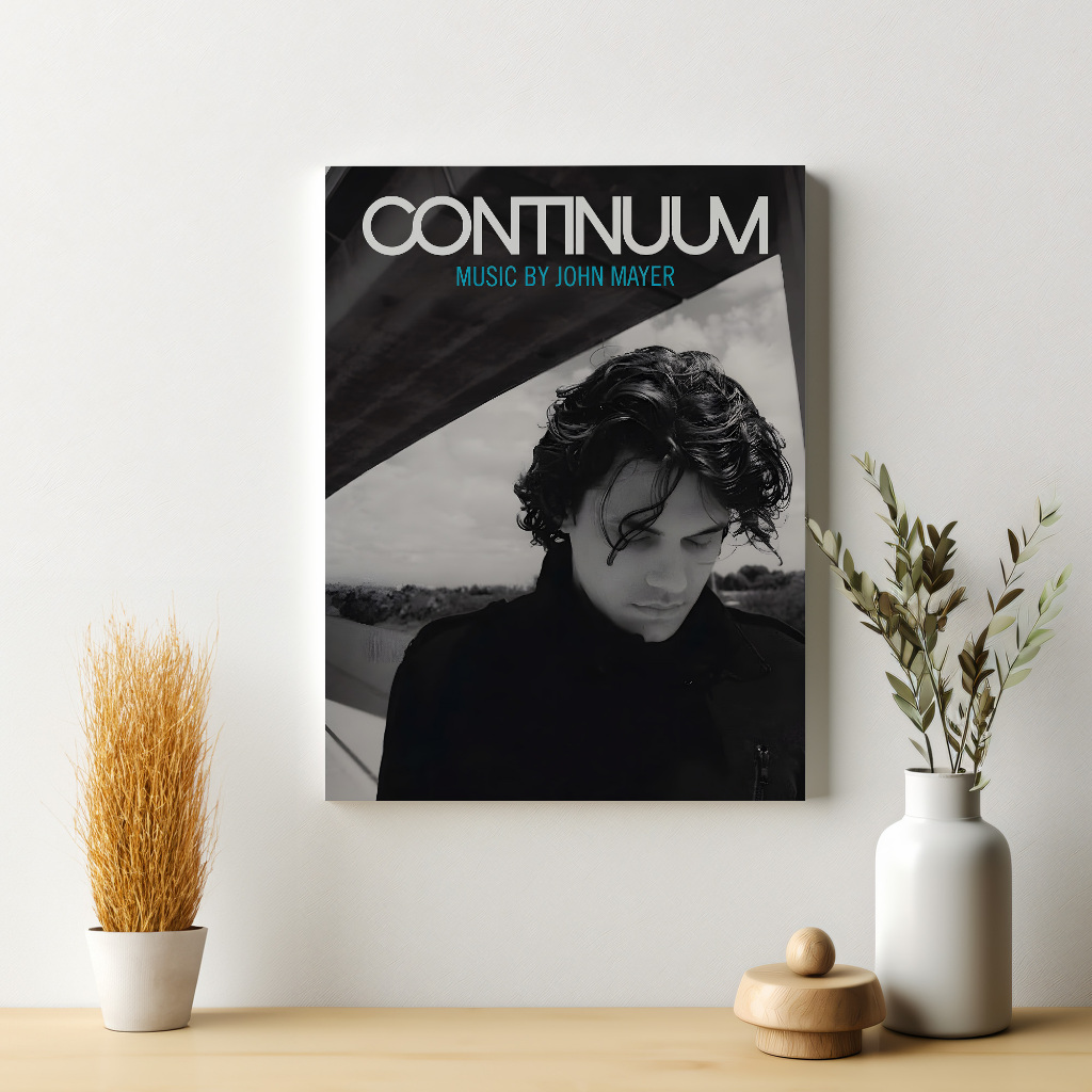 John Mayer Continuum Poster Musik Album Dekorasi Hiasan Dinding