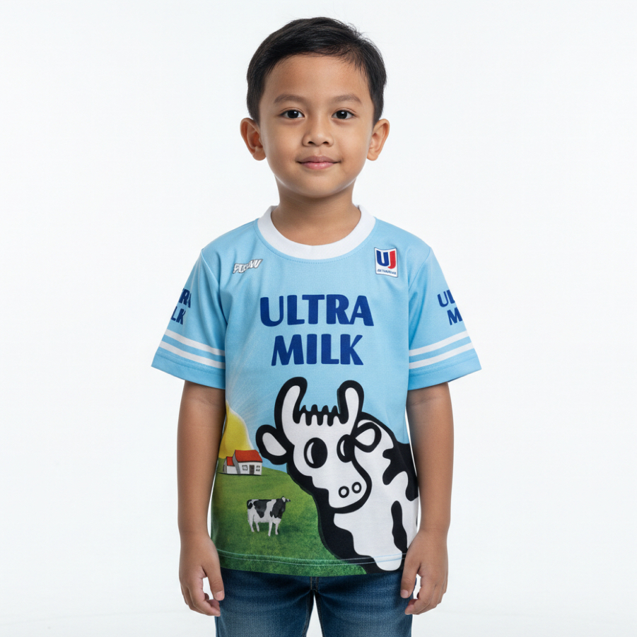 JRSY Project Kaos Jersey Susu Ultra milk jajan Anak