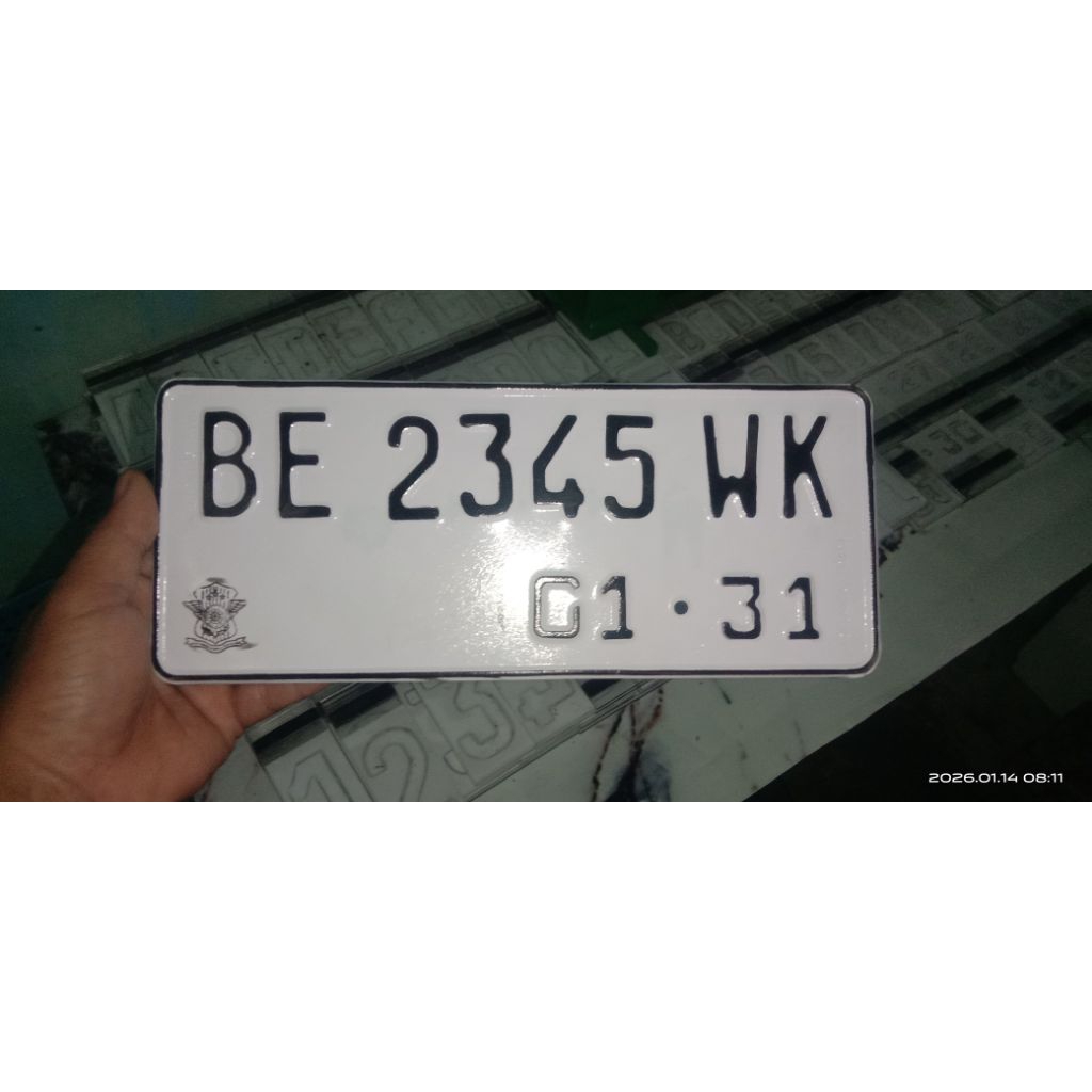 Plat nomor custom motor,platvariasi bisa Request Nama & Nomor.