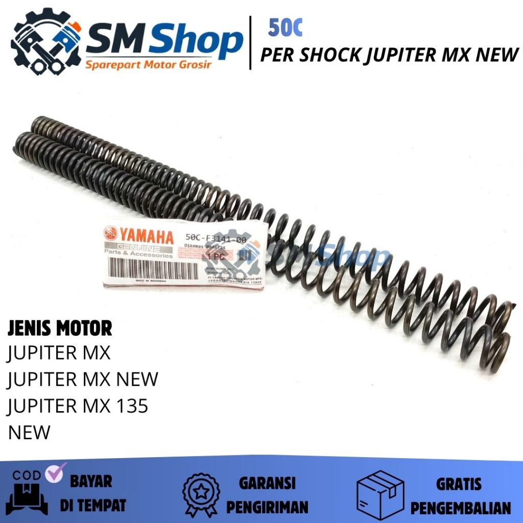 PER SHOCK DEPAN YAMAHA JUPITER MX, JUPITER MX LAMA, JUPITER MX NEW, JUPITER MX 135 NEW | 50C SHOK MO
