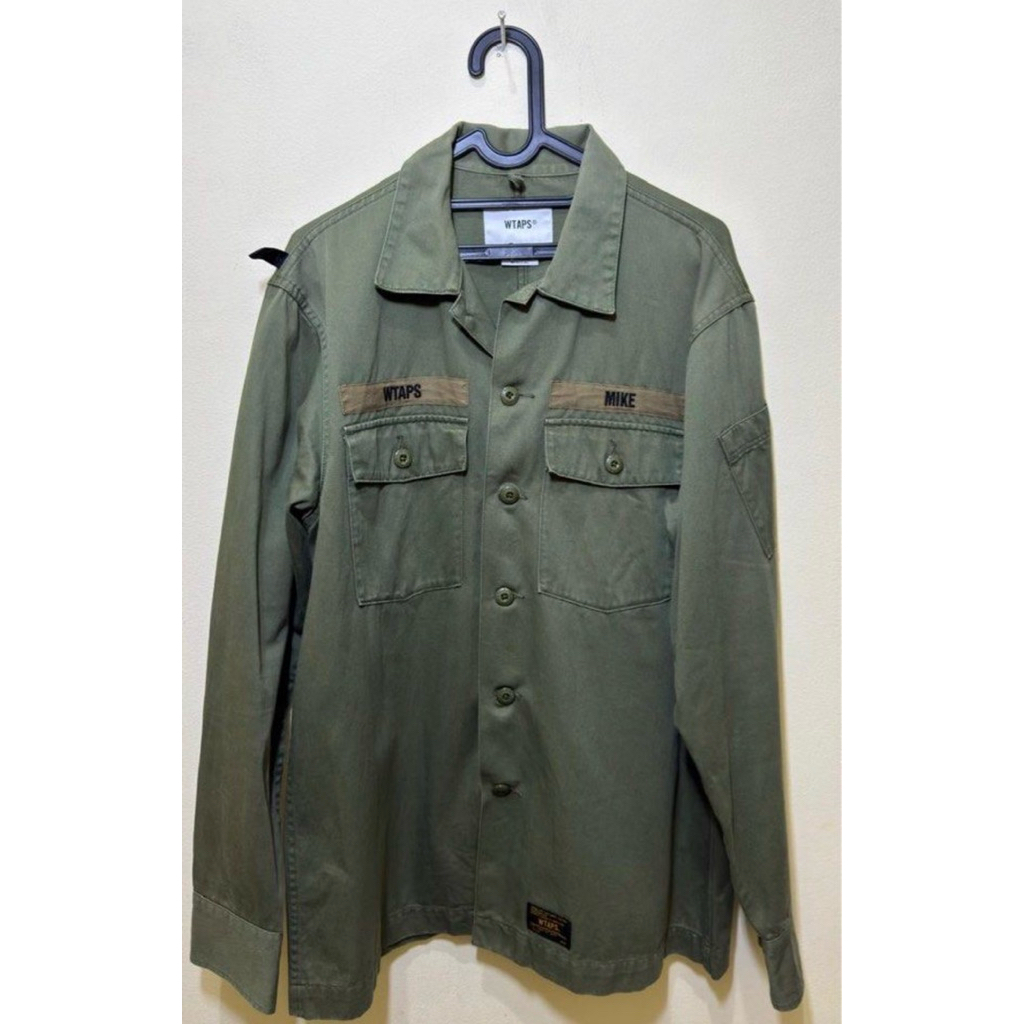 WTAPS BUDS LS 01 SHIRT COTTON TWILL 2017