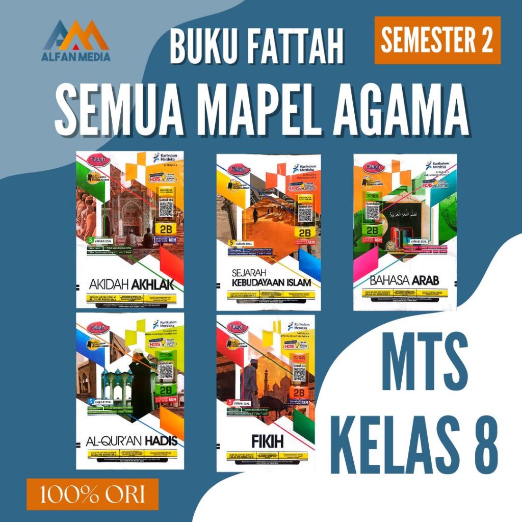 [ORIGINAL] Buku LKS MTS Mapel Agama Fattah Kelas 8 Semester 2 / Genap – DEEP LEARNING dan Kurikulum 