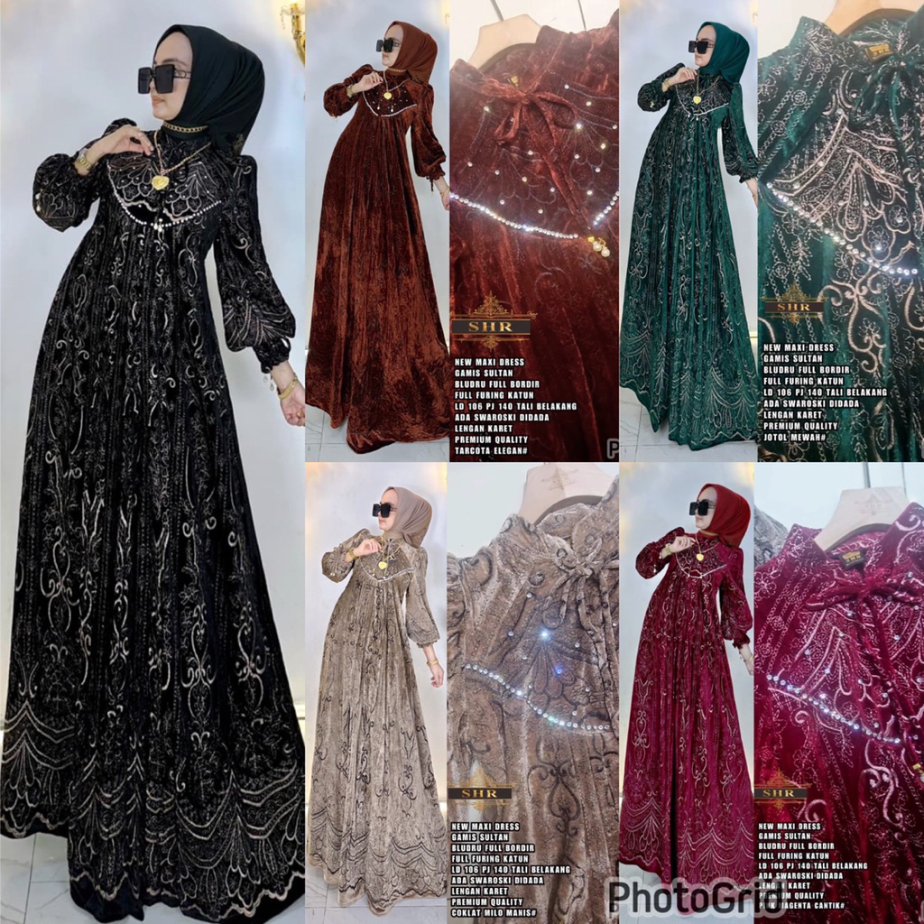 ORI SHR 100% - GAMIS BLUDRU MEWAH PREMIUM