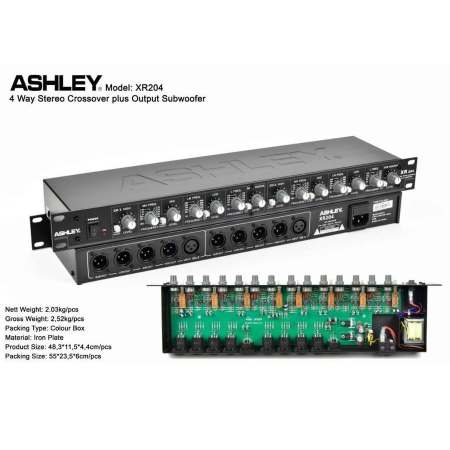 CROSSOVER/CROSOVER ASHLEY XR204/XR 204 4 WAY STEREO ORIGINAL