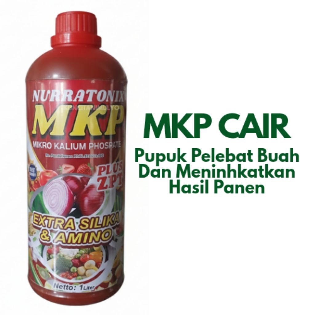 Pupuk MKP Cair NURRATONIX  Plus Asam Amino Plus Silika