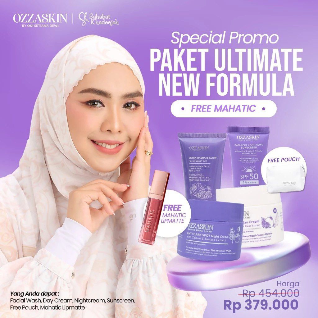 OZZASKIN Sunscreen SPF 40++++Flek By Oki Setiana Dewi