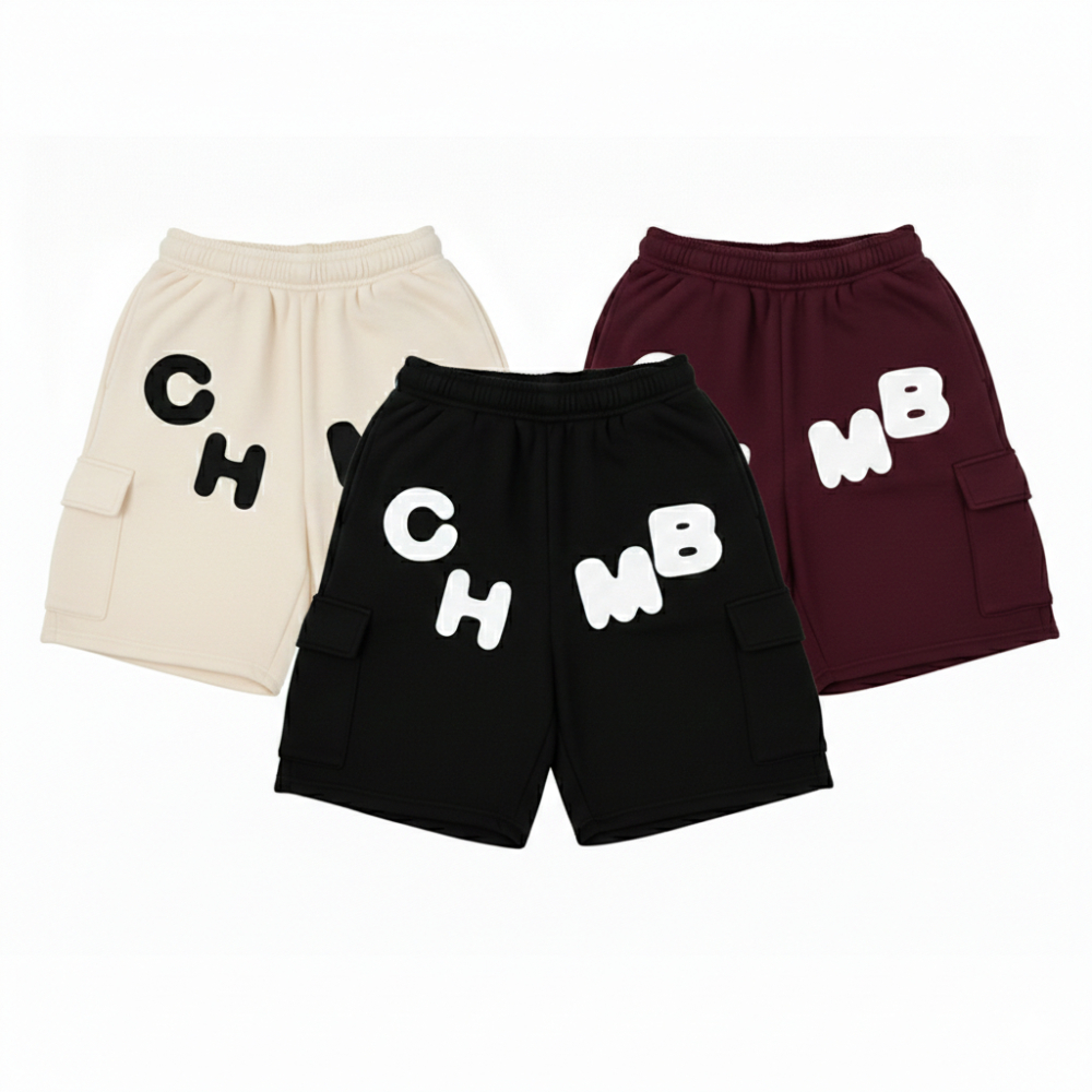 CELANA PENDEK CHMB M-XXL UNISEX PRIA WANITA BAHAN COTTON FLEECE COD