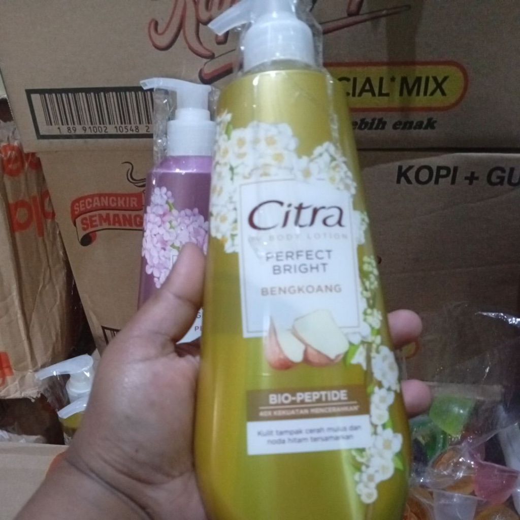 citra body lotion 380ml bengkoang