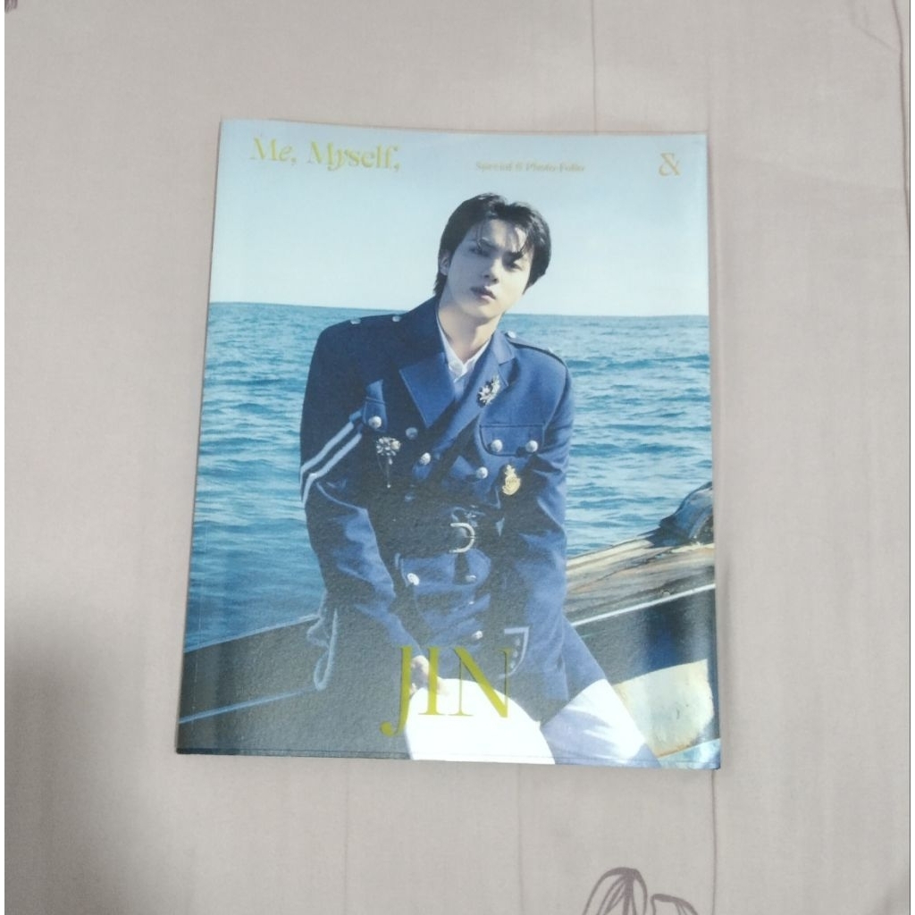 BTS OFFICIAL PHOTOBOOK MYSELF JIN UNSLEAD NO PC NO POSTER