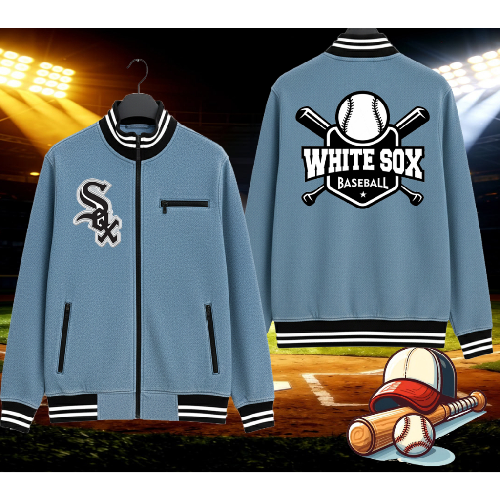 Jaket Tracktop BaseBall Anak dan Dewasa Bahan Tebal