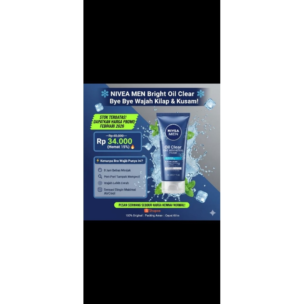 Produk Sabun Muka Pria Nivea Men