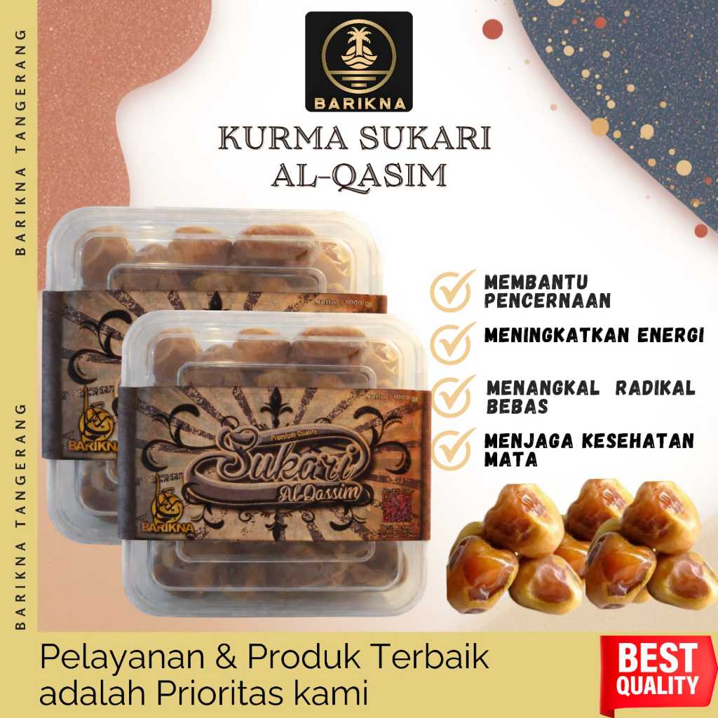 KURMA/SUKARI/KURMA SUKARI/SUKARI ALQASSIM 1KG