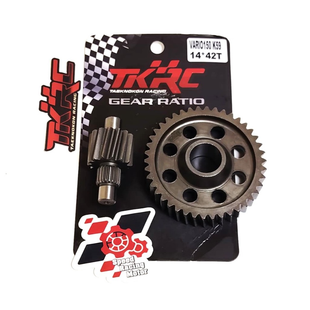 GIR GEAR GIGI RATIO RASIO TKRC VARIO 125 VARIO 150 14T 15T 39T 41T 42T 43T