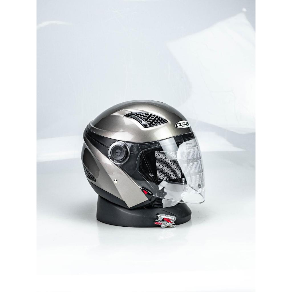 HELM ZEUS 610 DARK SILVER HALFFACE