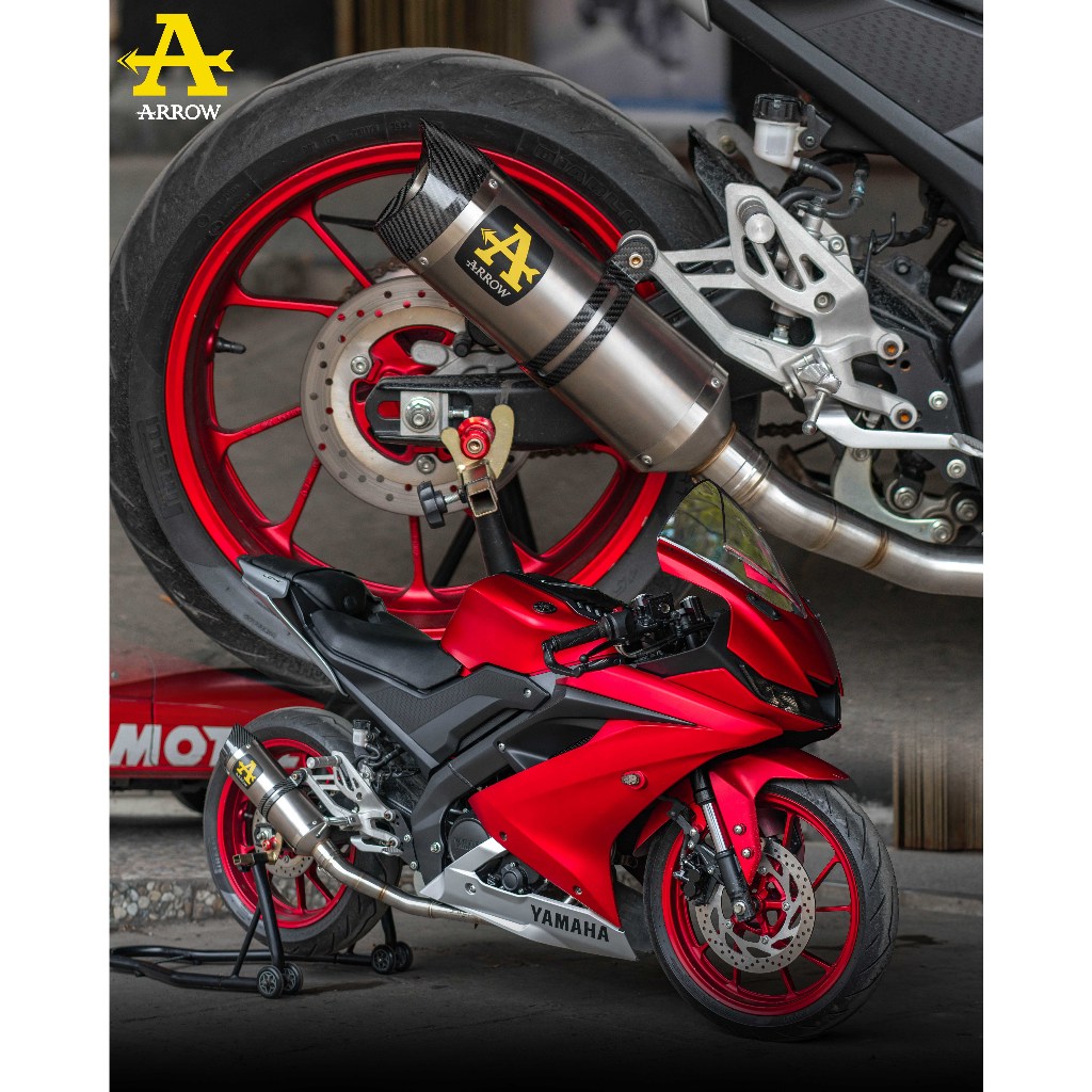 KNALPOT ARROW THUNDER YAMAHA R15V3 R15V4 R15M FULLSYSTEM