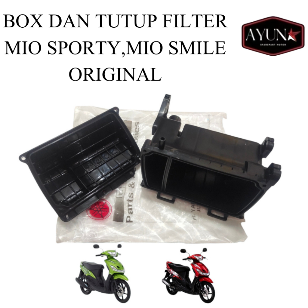 Box Filter dan tutup filter udara mio sporty mio smile original 5tl box filter mio smile
