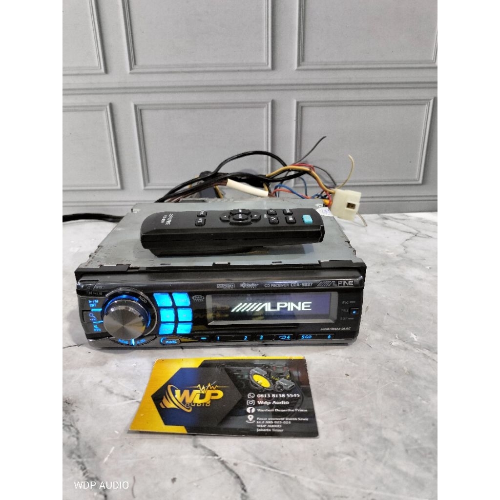 head unit alpine cda-9887 SQ lovers