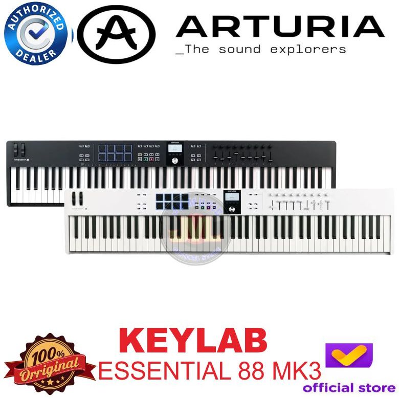 Arturia Keylab Essential 88 Mk3 USB MIDI Keyboard Controller