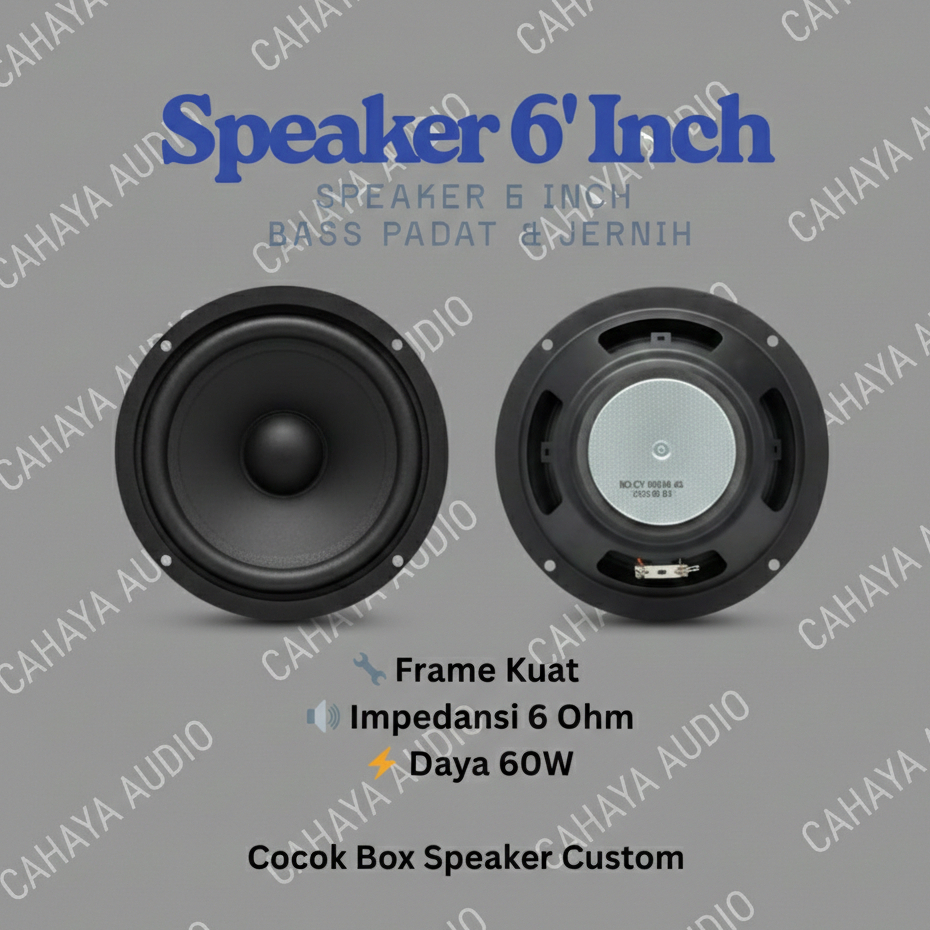 NEW Speaker 6" Inch Bass Speaker - Speaker 6 Inch Ori