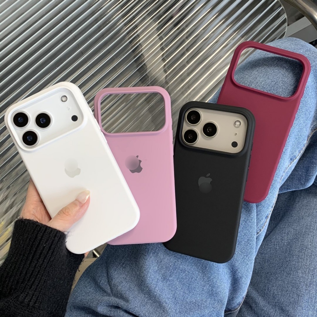 (Box Packing)SILICONE CASE LAPISAN KAIN BLUDRU FOR IPHONE 13 14 15 16 17 AIR PRO PRO MAX CASING ANTI