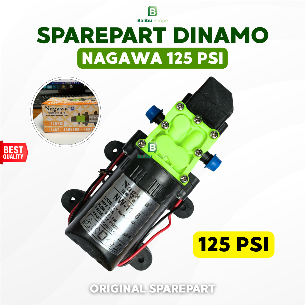 Dinamo Pompa Sprayer Elektrik Yokohama Nagawa 125/110 PSI