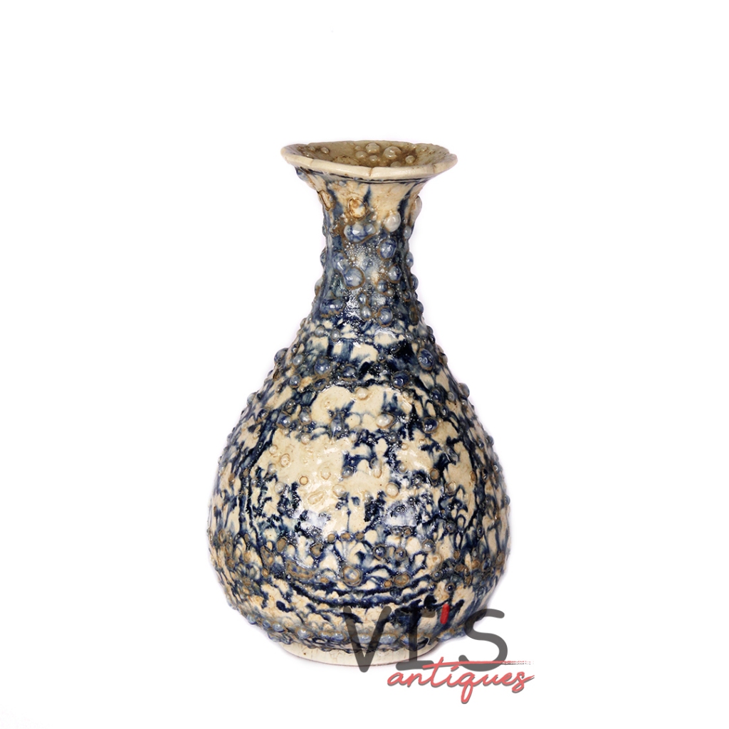 Vas Guci Dynasti Ming Keramik Antik Biru Putih Asli Cina Under Sea